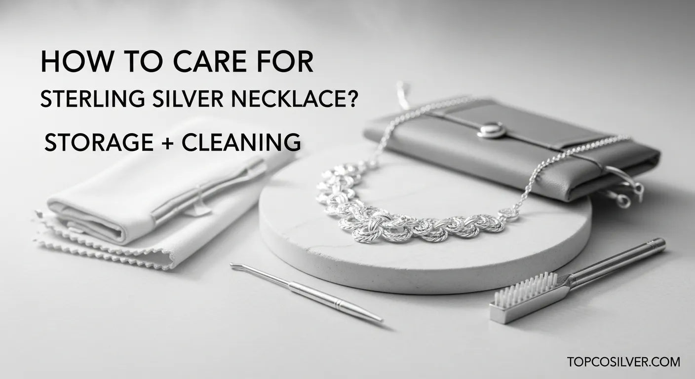 How to Care for Sterling Silver Necklace Storage & Cleaning