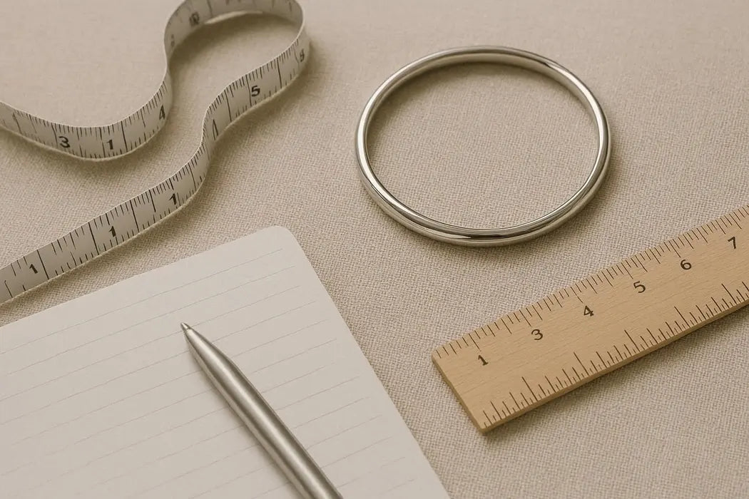 Silver Bangle Size Chart How to Measure for a Perfect Fit