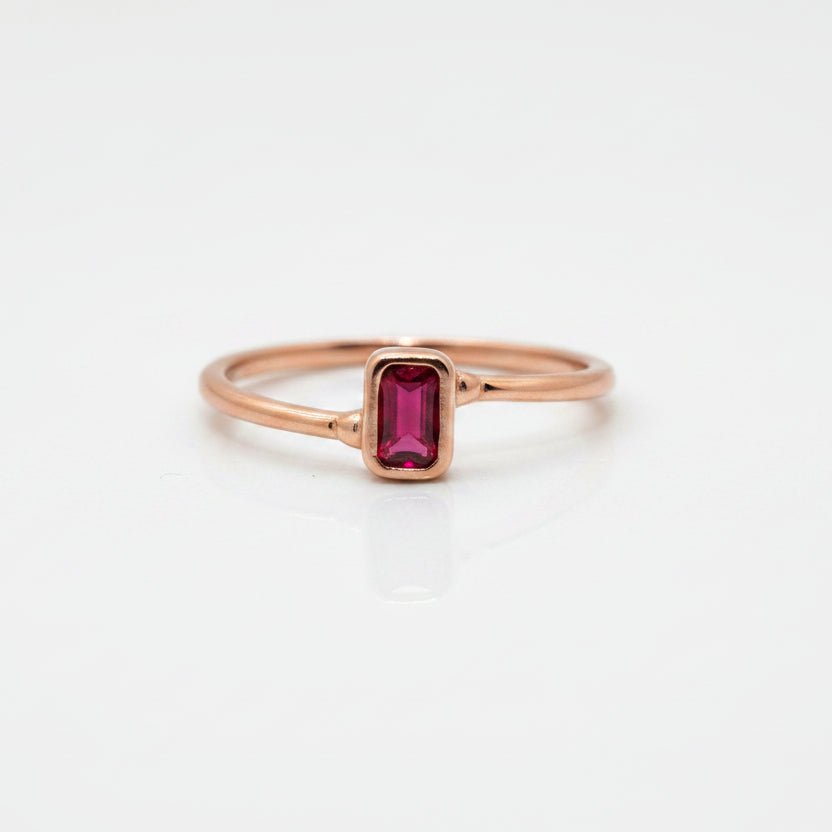 Blush Grace Pink AD Stone 925 Sterling Silver Italian Ring