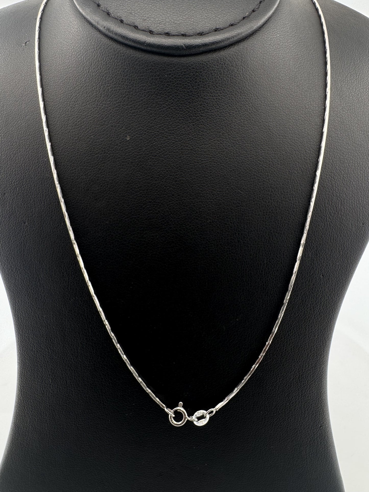 Diamond-cut 925 silver snake chain | all-over sparkle unisex necklace for daily wear - image 6