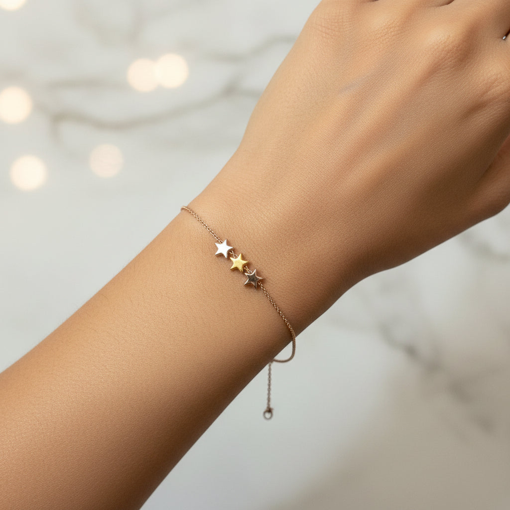 Elegant 925 Sterling Silver Rose-Tone Italian Bracelet for Women – A Minimalist Classic for Gifting, Parties, and Everyday Style. - image 1