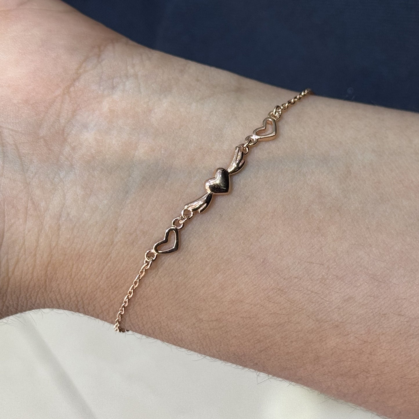 Elegant 925 Sterling Silver Rose Gold Italian Bracelet – A Minimalist Everyday Luxury for Women - image 2
