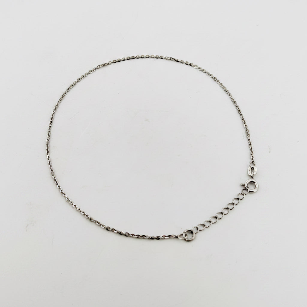 Minimal 925 Sterling Silver Chain Anklet