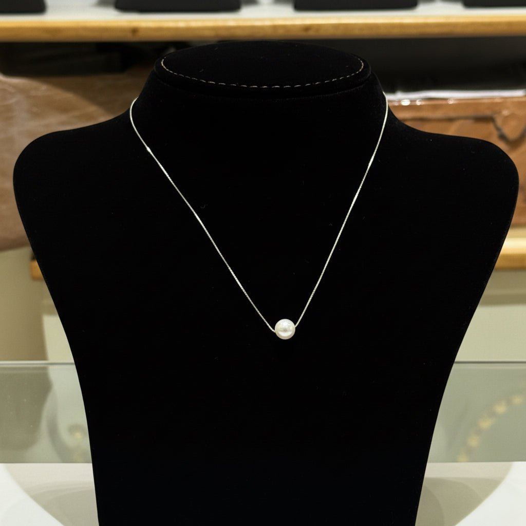 Pearl 925 Silver Necklace