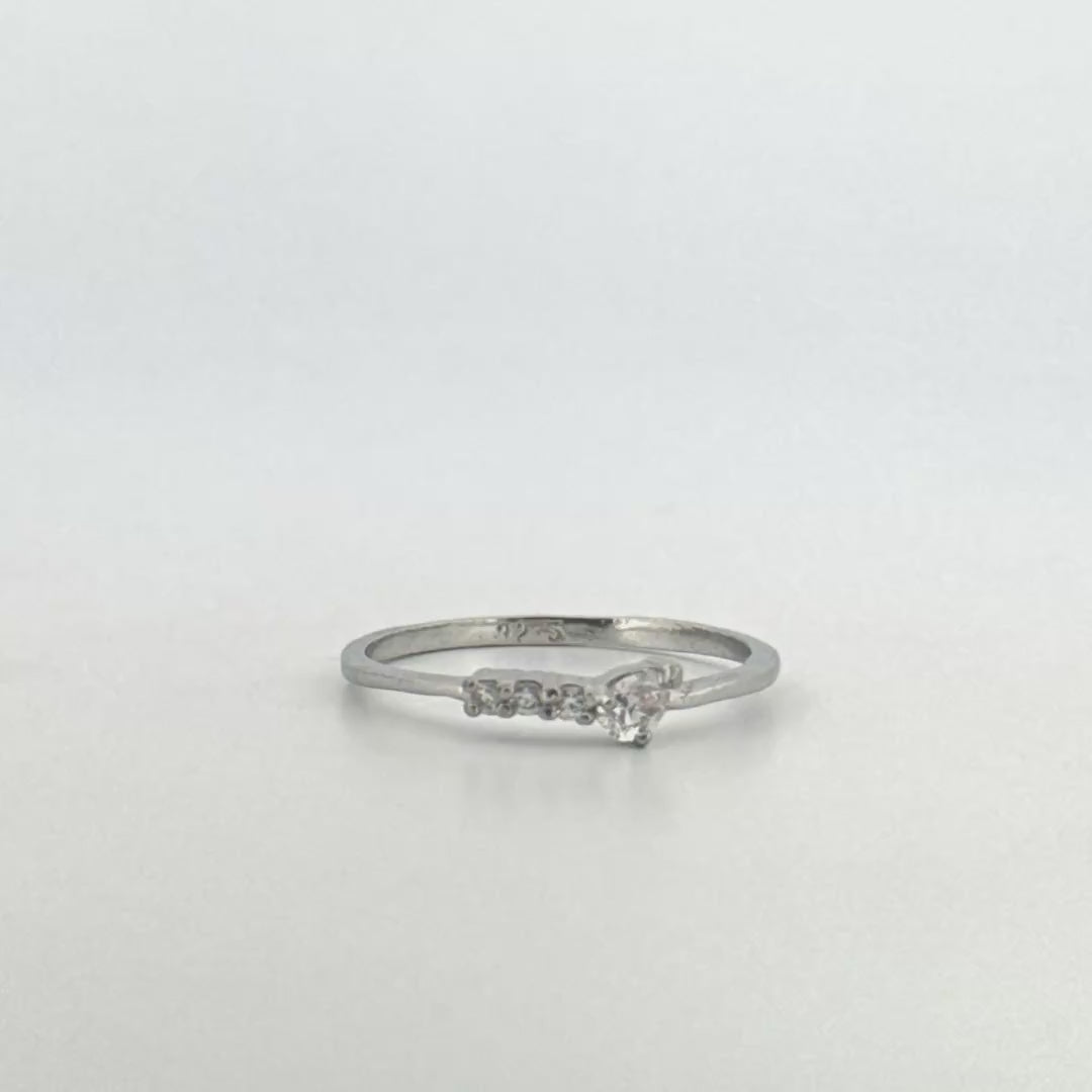 Premium Silver CZ Rings – 925 Swarovski Inspired Zircon Ring with Rhodium Finish