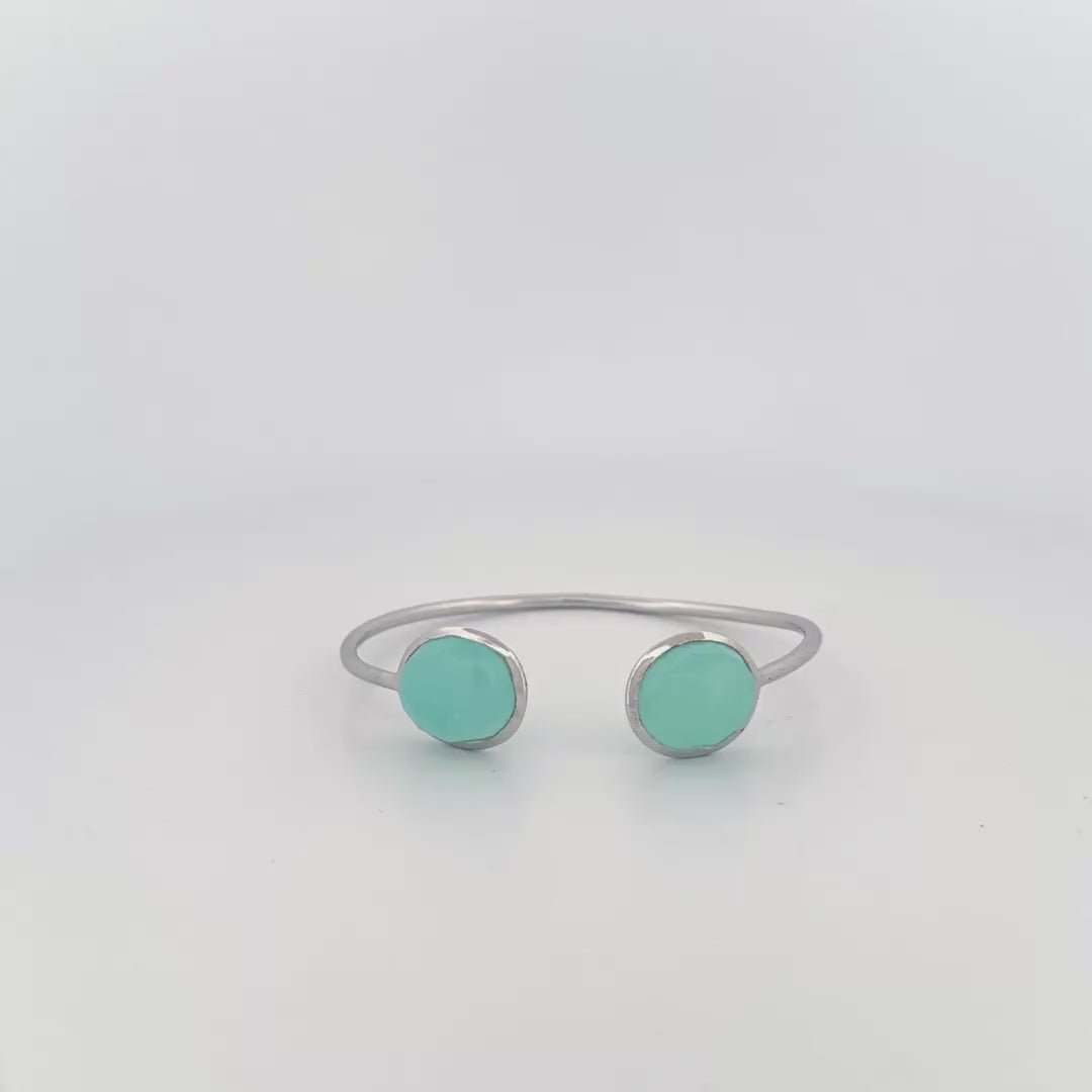 Rhodium Silver Twisting Bangle – Elegant Sparkle, Effortless Style